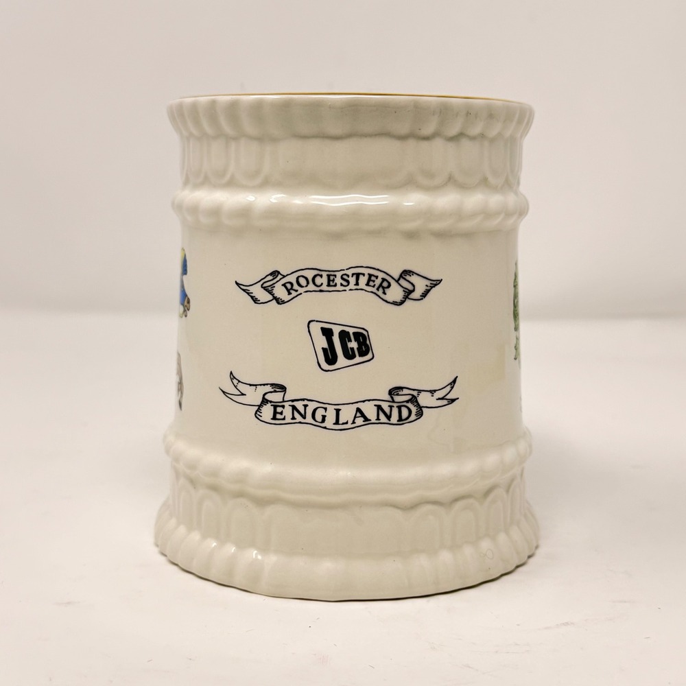 Vtg Sampson Bridgwood Lifelong Ironstone Knight Tankard Mug Coat of Arms England - Picture 5 of 14